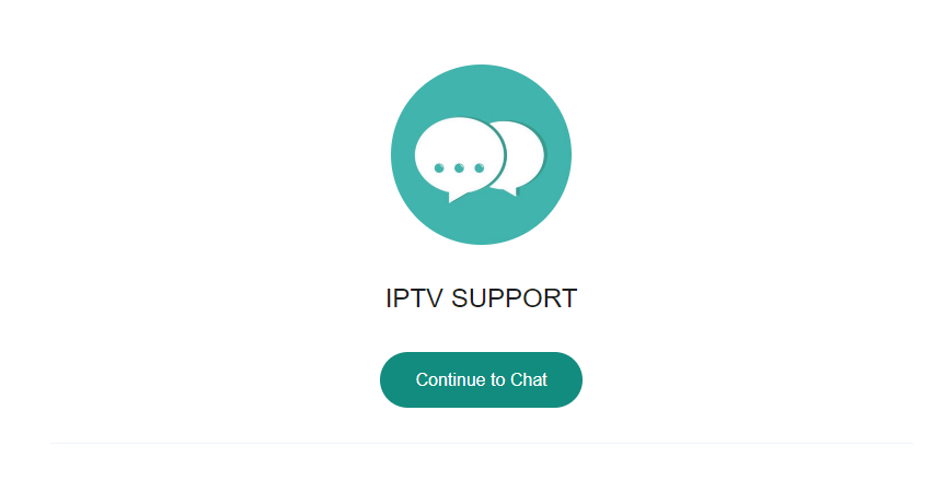 tap the Continue to Chat button