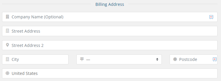 Billing Address 
