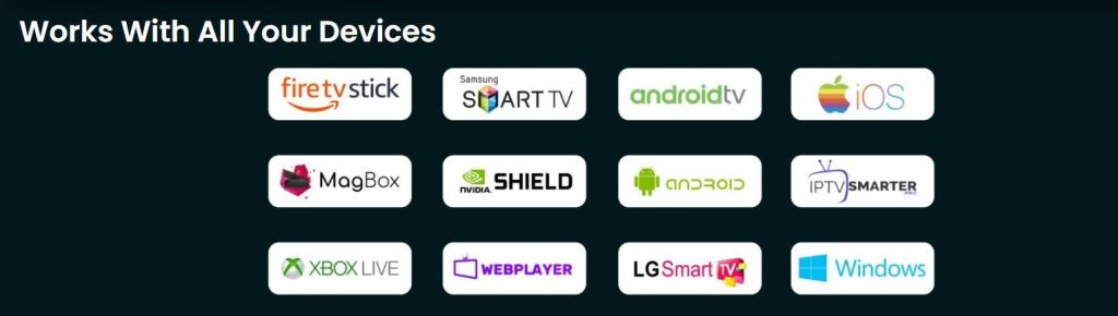 StreamTVUniverse Compatible Devices