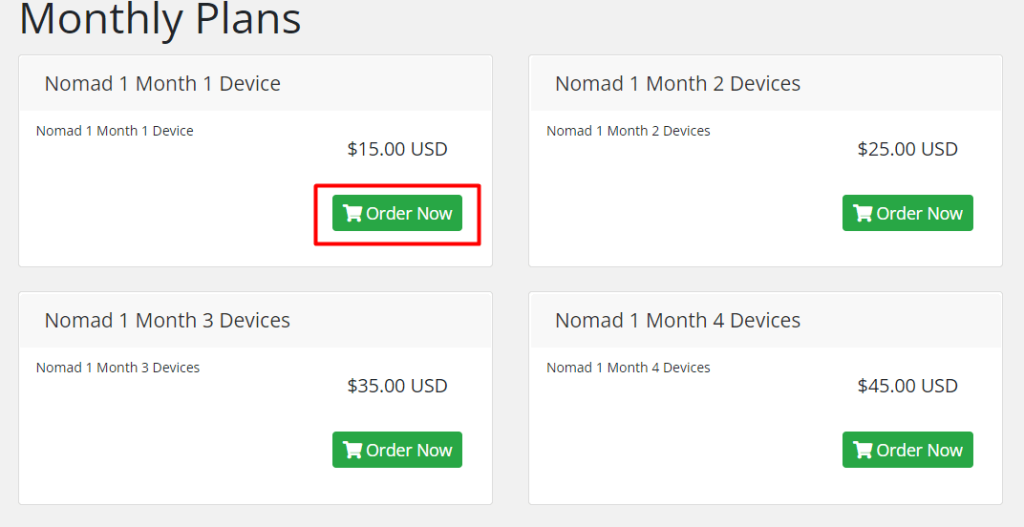 Choose a Nomad IPTV plan