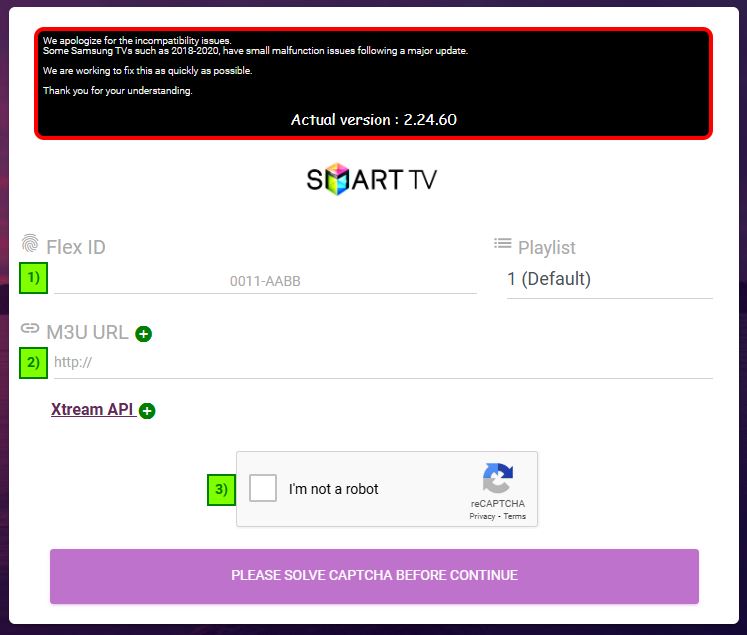 Add IPTV Playlist to Flex Player